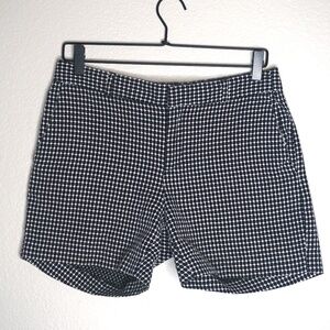 Banana Republic Zip Fly Shorts with Pockets Size 4 Black & White pattern
